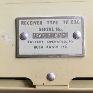 Bush TR 82C 1959–1963 design by Ogle Design