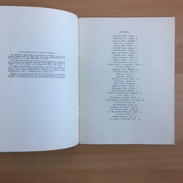 A European Folk-Song Book by John Horton – Arnold