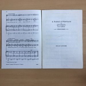 A Festival of Folk-Carols The Christmas Story 1960 Novello