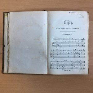Mendelssohn Elijah Oratorio Ewer & Co. 1859