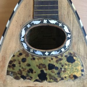 Michele Maratea Neapolitan Mandolin Tortoiseshell inlay 1890s + case project