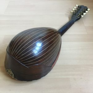 Michele Maratea Neapolitan Mandolin Tortoiseshell inlay 1890s + case project