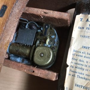 Musical Barrel with Glasses Swiss Musical Movement Made in Spain