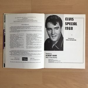 Elvis Special 1968 An Elvis Monthly Special Albert Hand