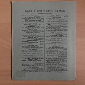 4 Indian Love Lyrics Amy Woodforde-Finden 1903