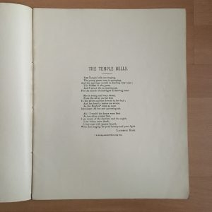 4 Indian Love Lyrics Amy Woodforde-Finden 1903