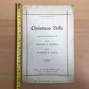 Christmas Bells Carol Pearson & Gaul by Novello 1894