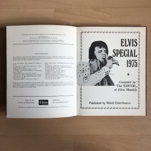 Elvis Special 1975 An Elvis Monthly Special annual
