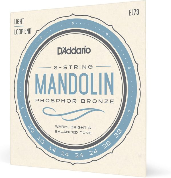 D'Addario Mandolin Strings EJ73 Light 10-38