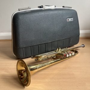 1968 Conn Director Trumpet Shooting Stars USA Original Case Olds 7c mouthpiece