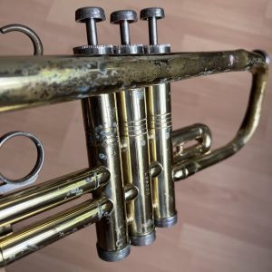 1968 Conn Director Trumpet Shooting Stars USA Original Case Olds 7c mouthpiece