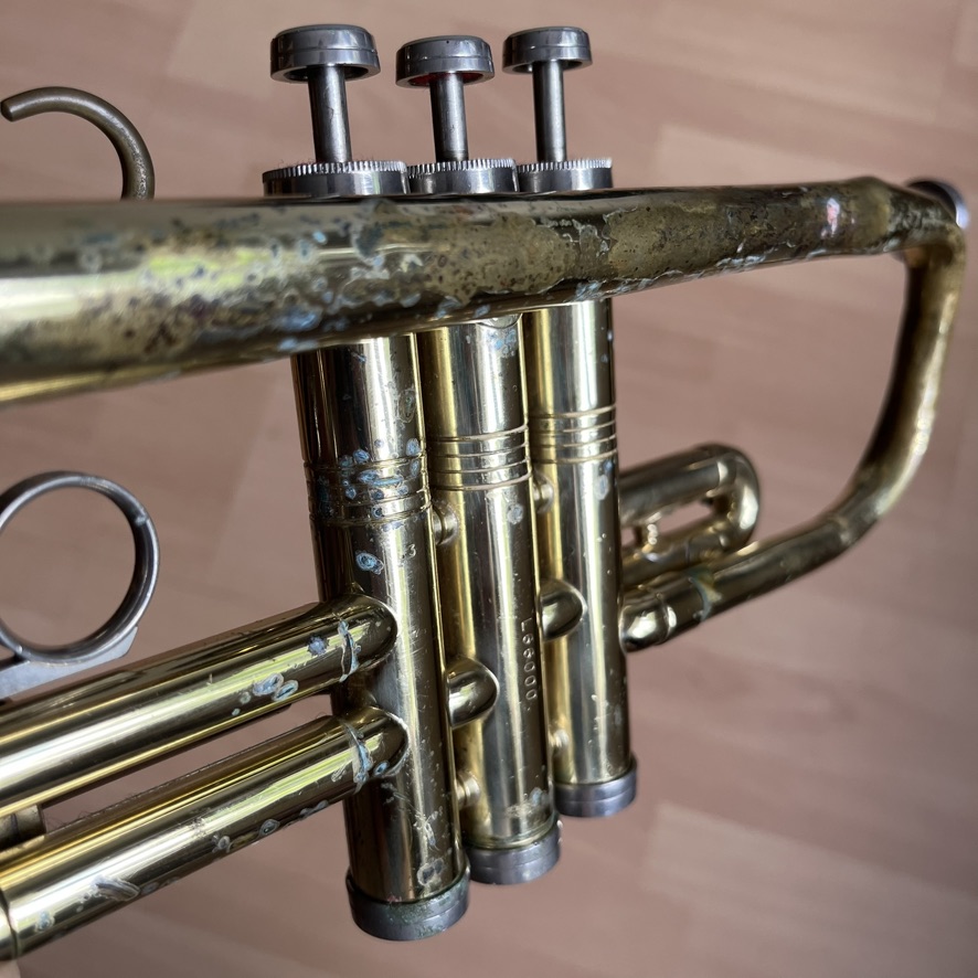 1968 Conn Director Trumpet Shooting Stars USA Original Case Olds 7c mouthpiece