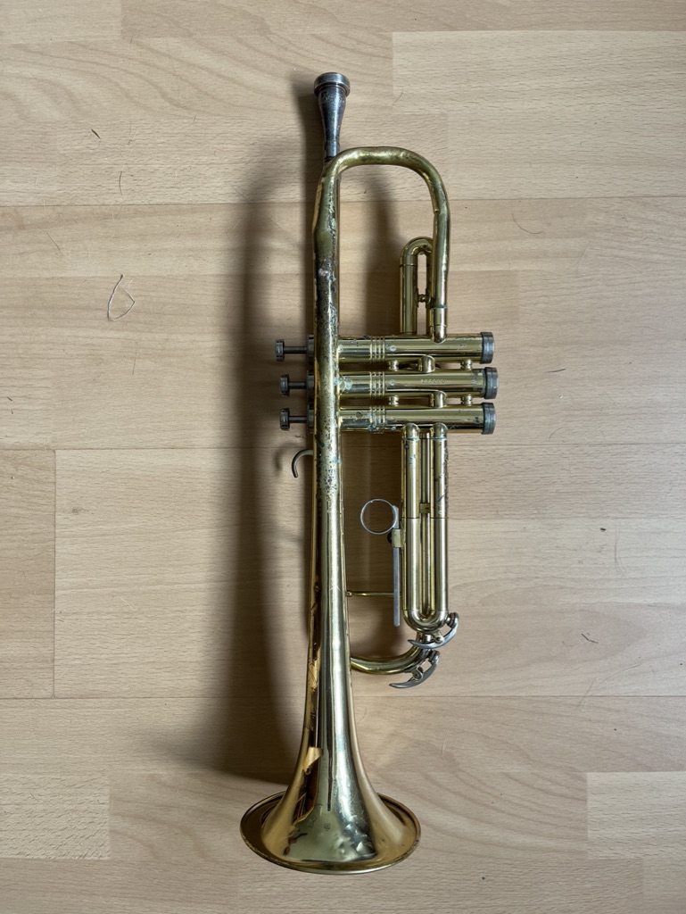 1968 Conn Director Trumpet Shooting Stars USA Original Case Olds 7c mouthpiece