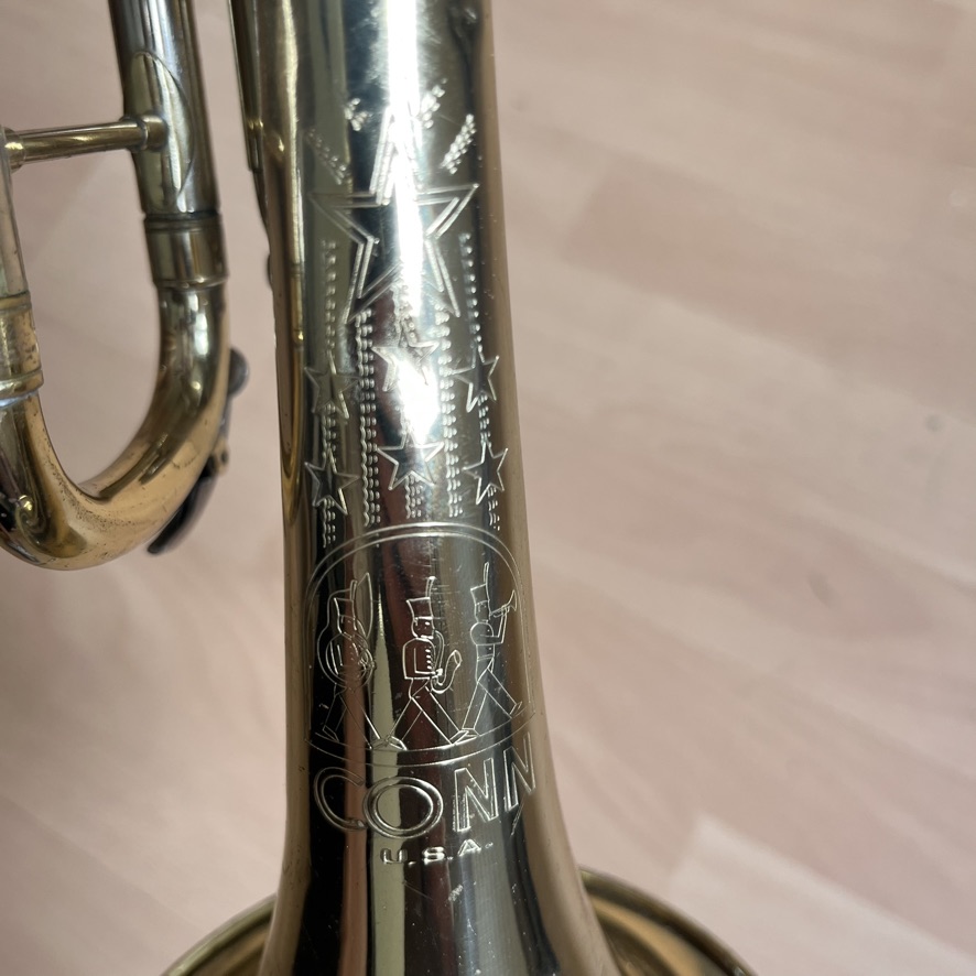 1968 Conn Director Trumpet Shooting Stars USA Original Case Olds 7c mouthpiece