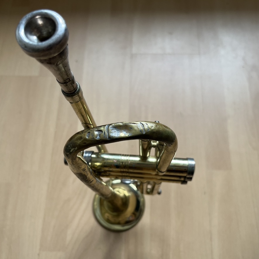 1968 Conn Director Trumpet Shooting Stars USA Original Case Olds 7c mouthpiece