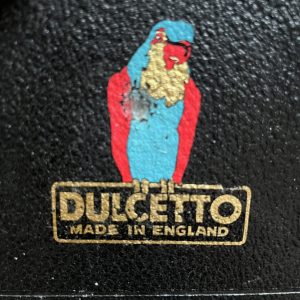 Alternative view of 1920s Dulcetto Portable Gramophone Made in England
