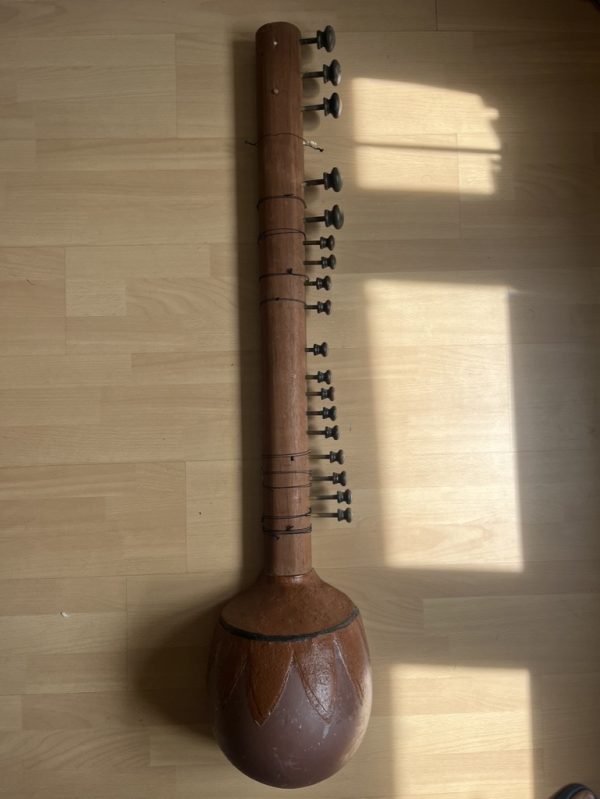 Indian Sitar Ornate Project / Display / Spares 120cm