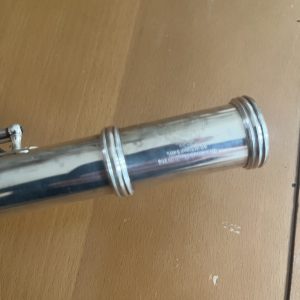 Vintage Earlham Silver Flute in Case. Engraved EARLHAM 