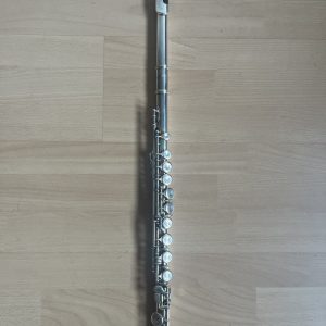 Vintage Earlham Silver Flute in Case. Engraved EARLHAM 