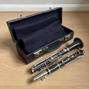 Vintage J R Lafleur London Bb Wooden Clarinet with its Original Case