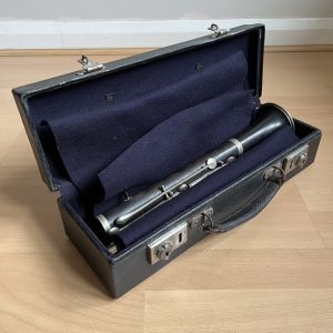 Vintage J R Lafleur London Bb Wooden Clarinet with its Original Case