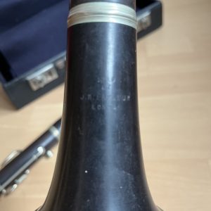 Vintage J R Lafleur London Bb Wooden Clarinet with its Original Case
