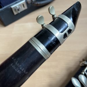 Vintage J R Lafleur London Bb Wooden Clarinet with its Original Case