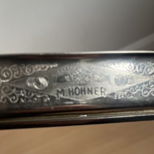 Vintage Super Chromonica M. Hohner Pre War Chromatic Harmonica Key G with Star