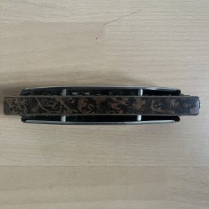 Vintage Super Chromonica M. Hohner Pre War Chromatic Harmonica Key G with Star