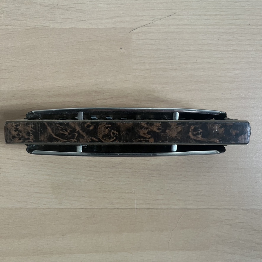 Vintage Super Chromonica M. Hohner Pre War Chromatic Harmonica Key G with Star