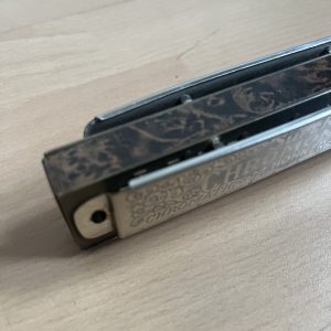 Vintage Super Chromonica M. Hohner Pre War Chromatic Harmonica Key G with Star