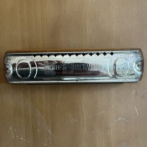 The TROUBADOUR Harmonica 15cm Rare Made in Germany