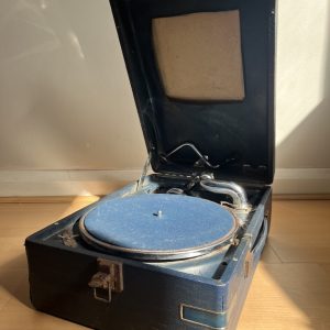 1930s His Masters Voice Gramophone Model 102D Suitcase