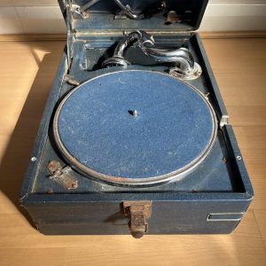 1930s His Masters Voice Gramophone Model 102D Suitcase