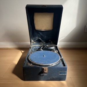 1930s His Masters Voice Gramophone Model 102D Suitcase