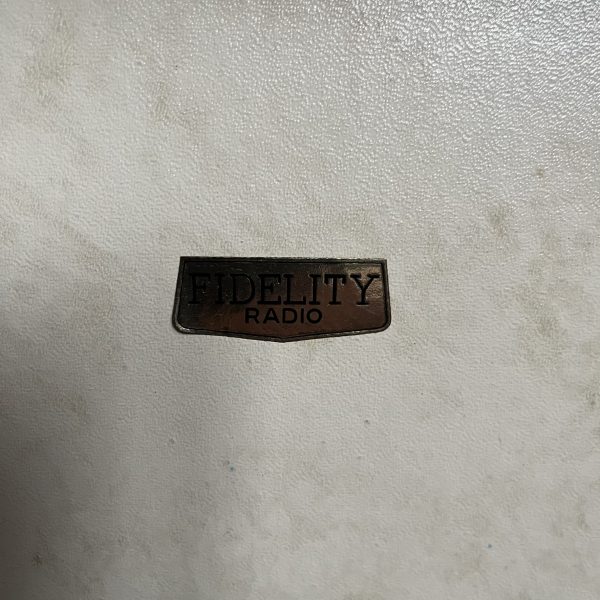 1950/60s Vintage Fidelity Portable Record Player Model HF22