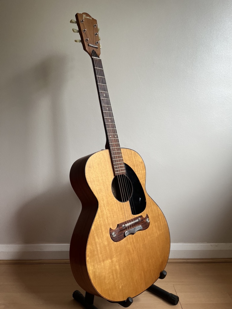 1970 Framus J-197-L Jumbo Acoustic Guitar Made in Germany