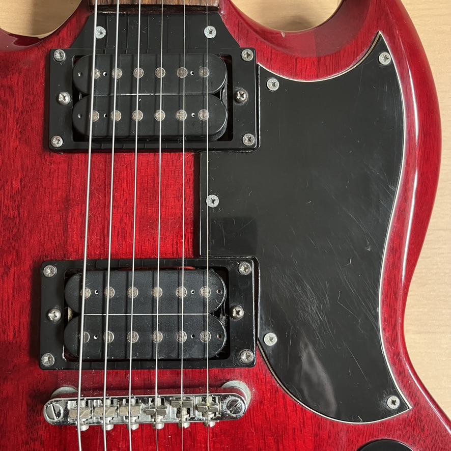 1995 Epiphone SG Electric Guitar Wine Red Made In Korea Samick