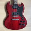 1995 Epiphone SG Electric Guitar Wine Red Made In Korea Samick