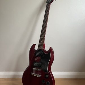 1995 Epiphone SG Electric Guitar Wine Red Made In Korea Samick