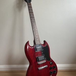 1995 Epiphone SG Electric Guitar Wine Red Made In Korea Samick