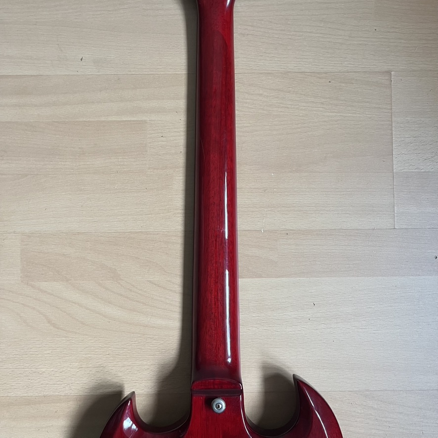 1995 Epiphone SG Electric Guitar Wine Red Made In Korea Samick