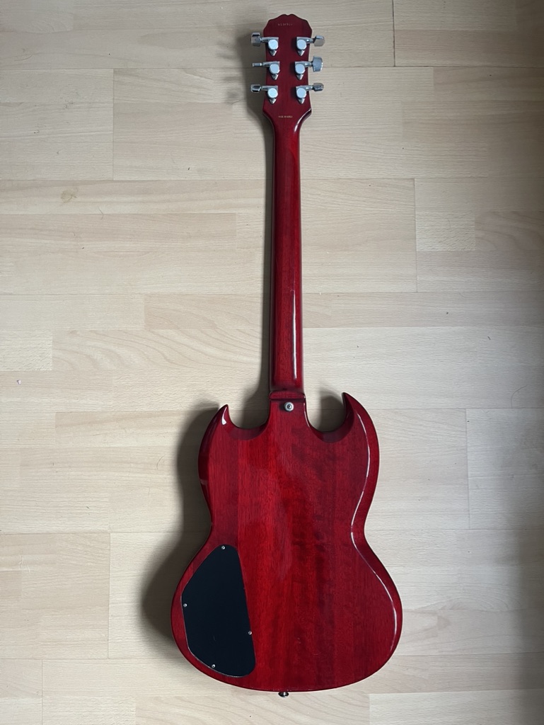 1995 Epiphone SG Electric Guitar Wine Red Made In Korea Samick