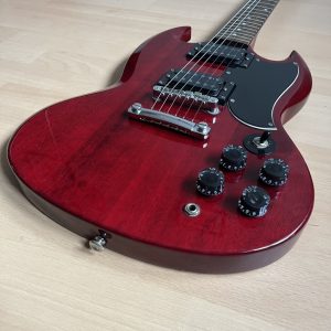 1995 Epiphone SG Electric Guitar Wine Red Made In Korea Samick