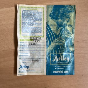 Artley 17S Clarinet Bb Student Model with Hard Case Made in USA