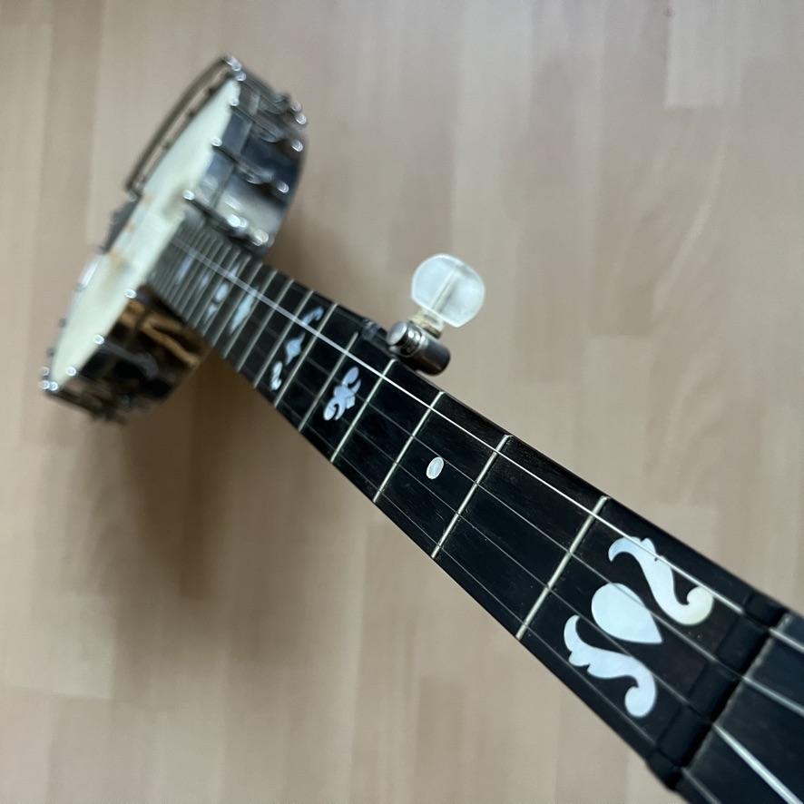 Clifford Essex The Popular 5 String Open Back Banjo w/ resonator, case