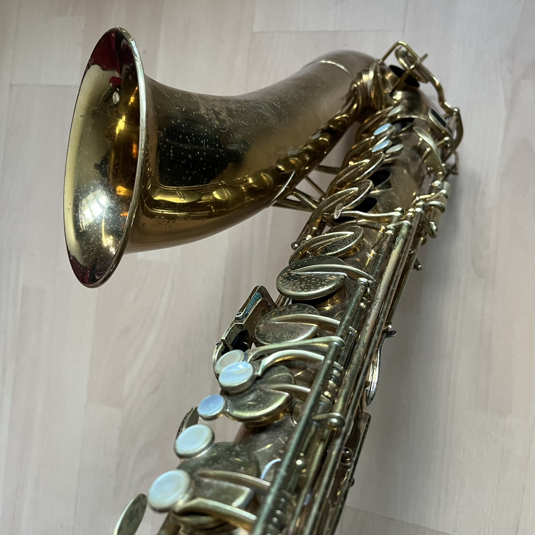 Vintage Elkhart Tenor Saxophone Band Inst Co Made in USA w/ Hard Case