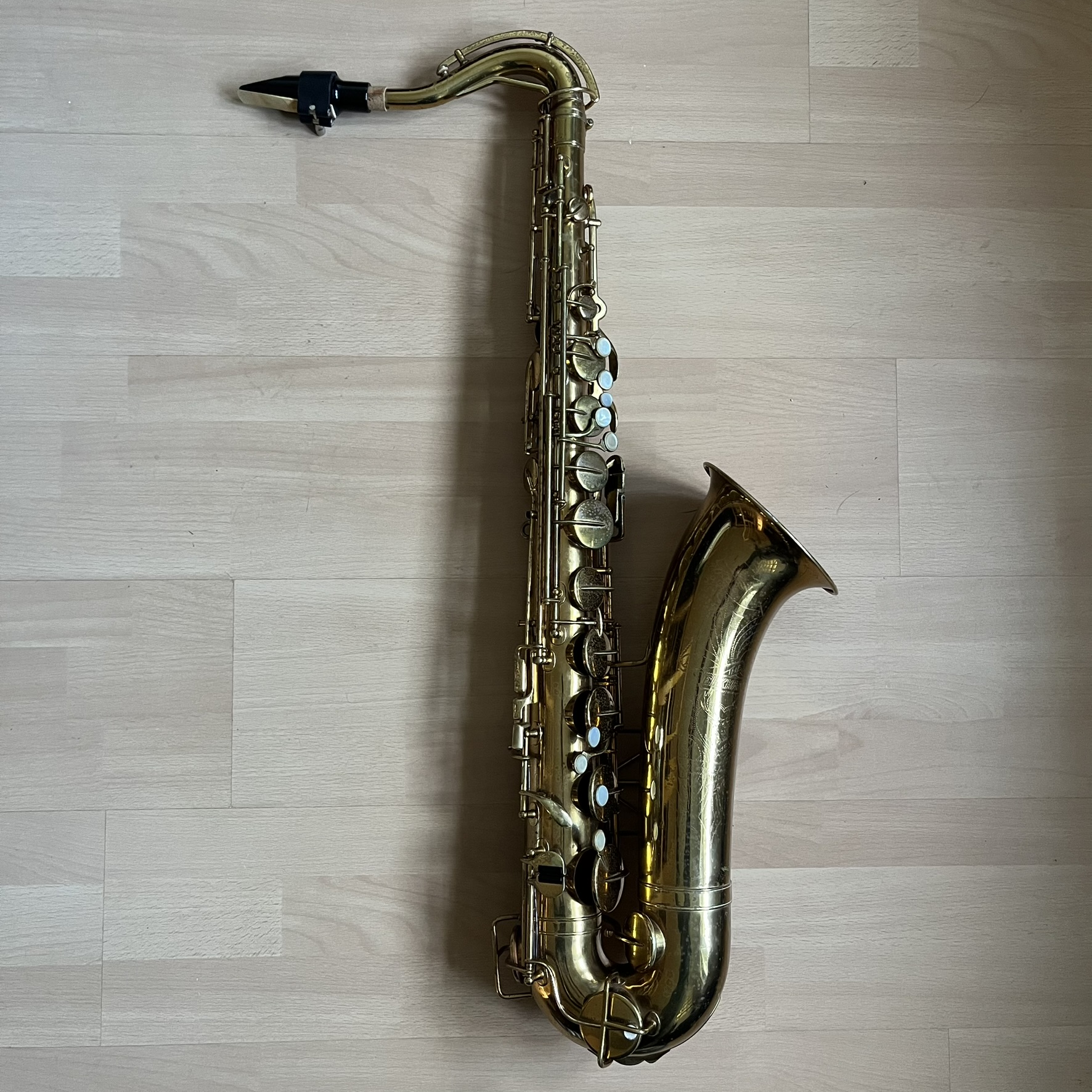 Vintage Elkhart Tenor Saxophone Band Inst Co Made in USA w/ Hard Case