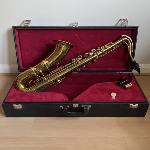 Vintage Elkhart Tenor Saxophone Band Inst Co Made in USA w/ Hard Case