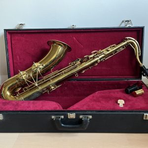 Vintage Elkhart Tenor Saxophone Band Inst Co Made in USA w/ Hard Case